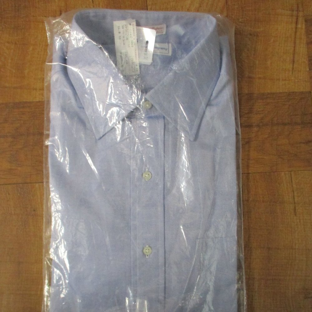 Carroll and Company Dress Shirt Size 16 33 NWT 100% Cotton Made in USA